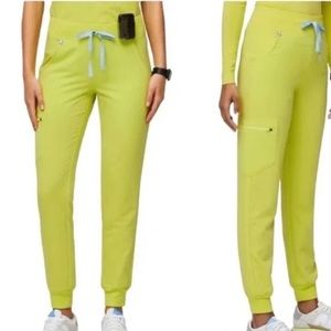 Figs Citrine High Waisted Zamora Joggers NEW AND NEVER WORN Large